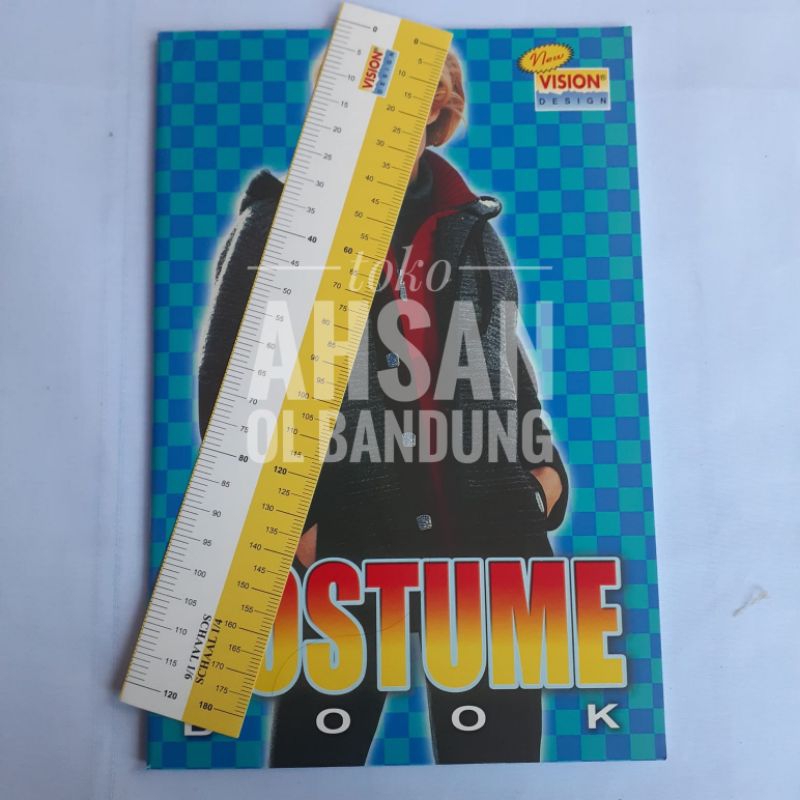 Buku pola/buku kostum/costume book/ peralatan menjahit