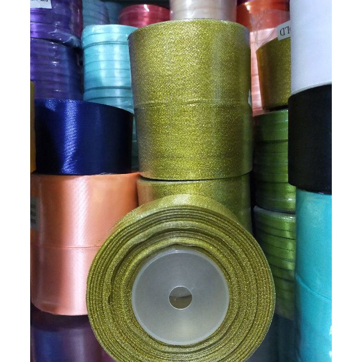 

DISCOUNT Pita Glitter 5cm Pita bunga 2inch pita gliter pita kado pita hampers