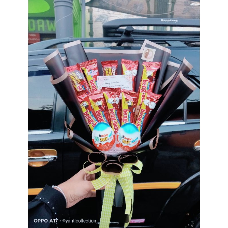 

(READY FOR CUSTOM) Bouquet Snack jumbo Murah Meriah