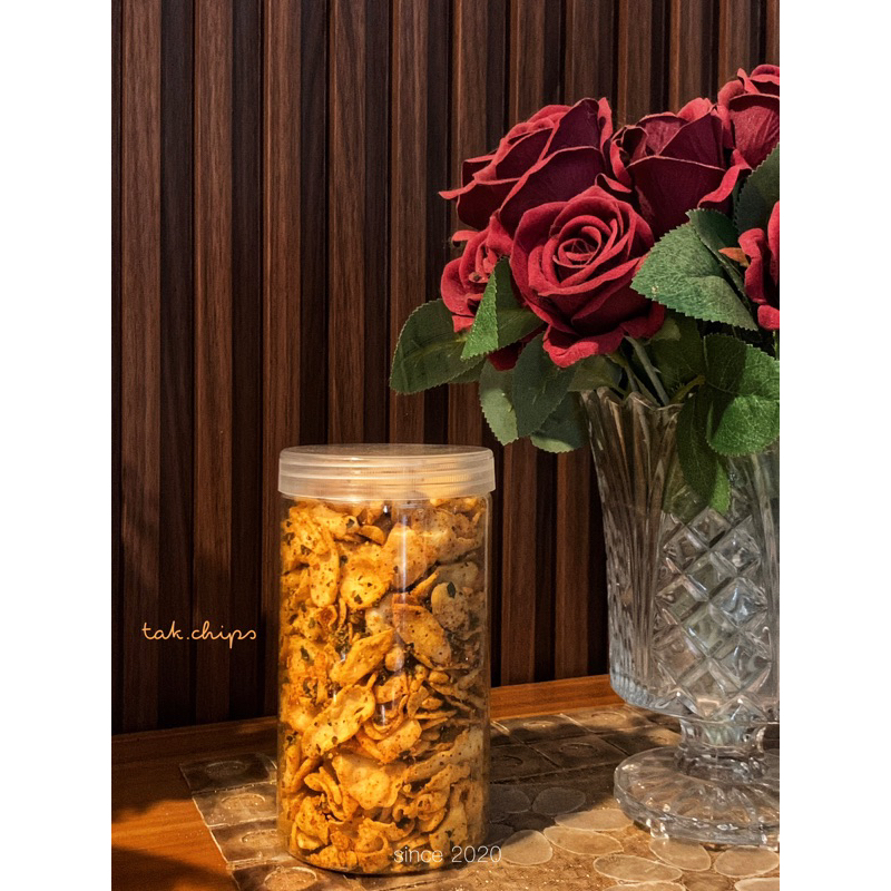 

tak.chips (keripik otak-otak) bu Unada Flo