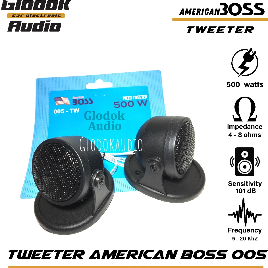 PAKET Tweeter  Speaker Mobil American boss 5