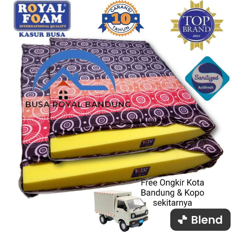 140x200x20 Kasur Busa Royal Foam Kasur Anti Kempes Kasur Bergaransi 10 Tahun