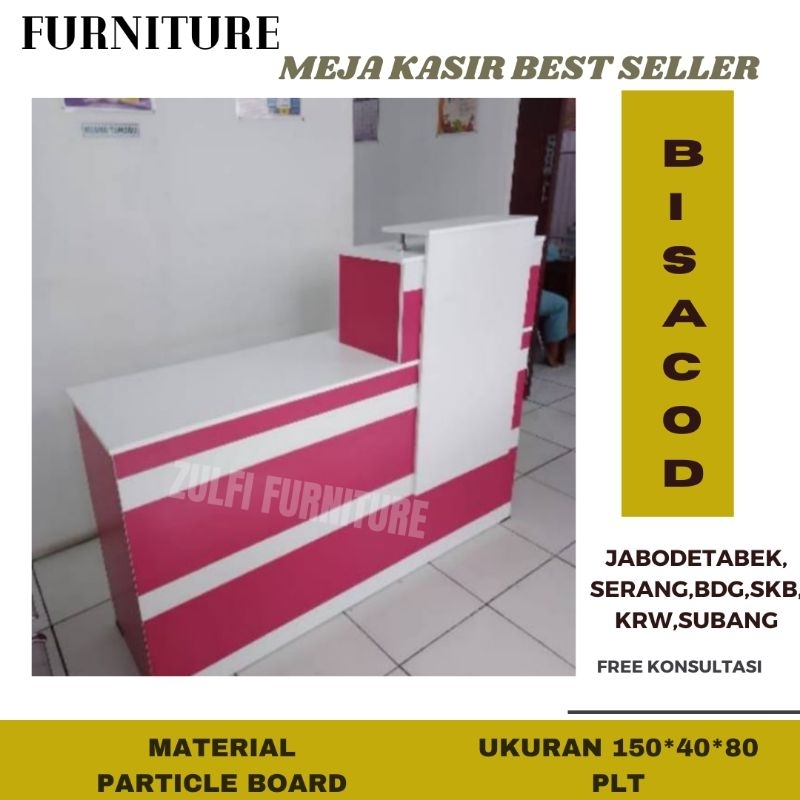 MEJA KASIR BEST SELLER TERMURAH MEJA RESEPSIONIS MINIMALIS MEJA KLINIK MEJA CAFFE