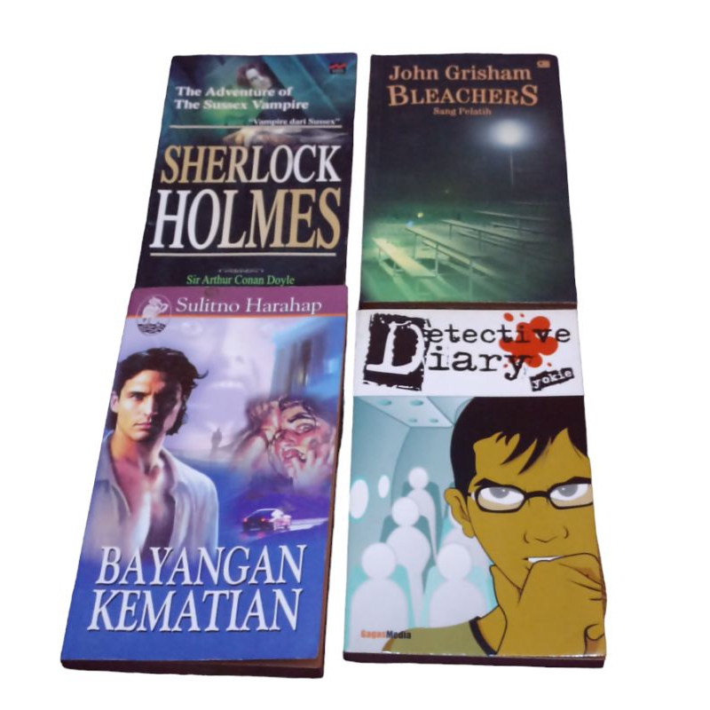 Buku Bekas cerita detective dan horor