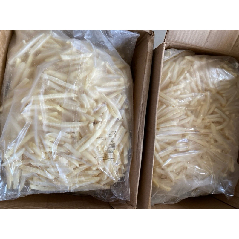 

Shoestring Fries Plain Cut 2kg Kentang