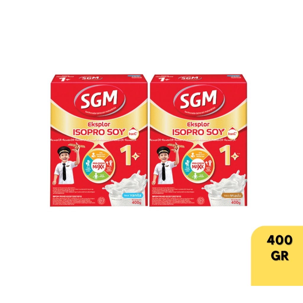 

SGM Eksplor ISOPRO SOY 400gr MADU | VANILLA