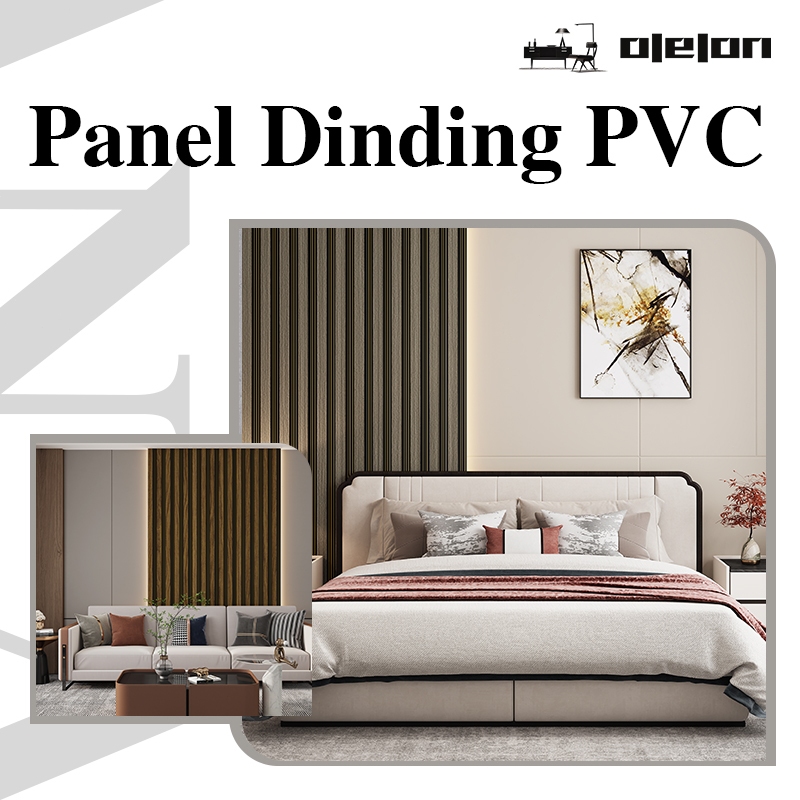 [WPC WALL PANEL] 12 CM X 290 CM X 1 CM Wall panel Wood Wall Panel PVC Motif List Kayu Gradasi List G