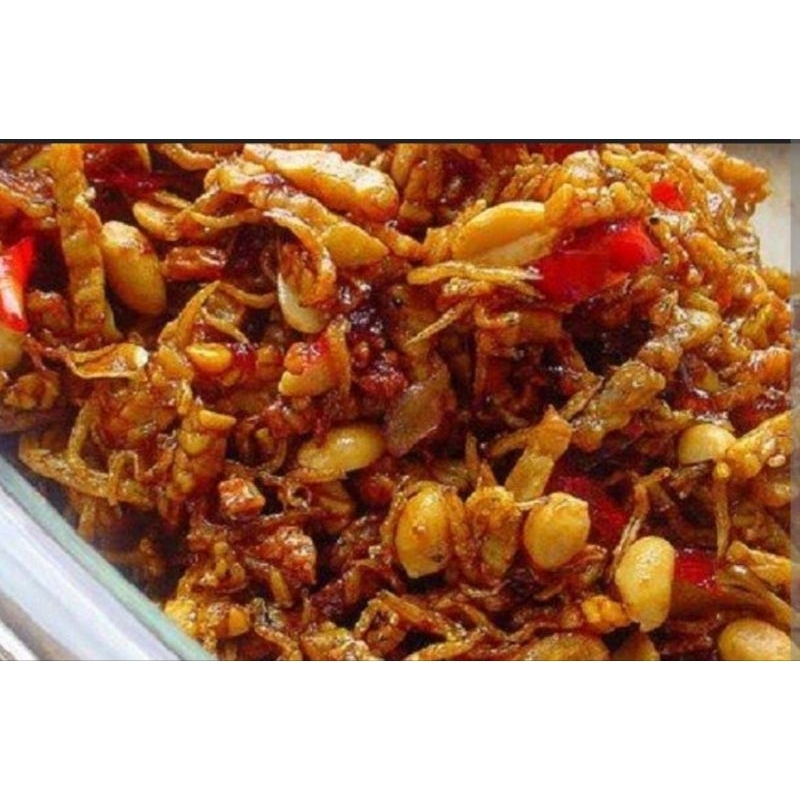 

Tempe Teri Kacang Balado Pedas Manis