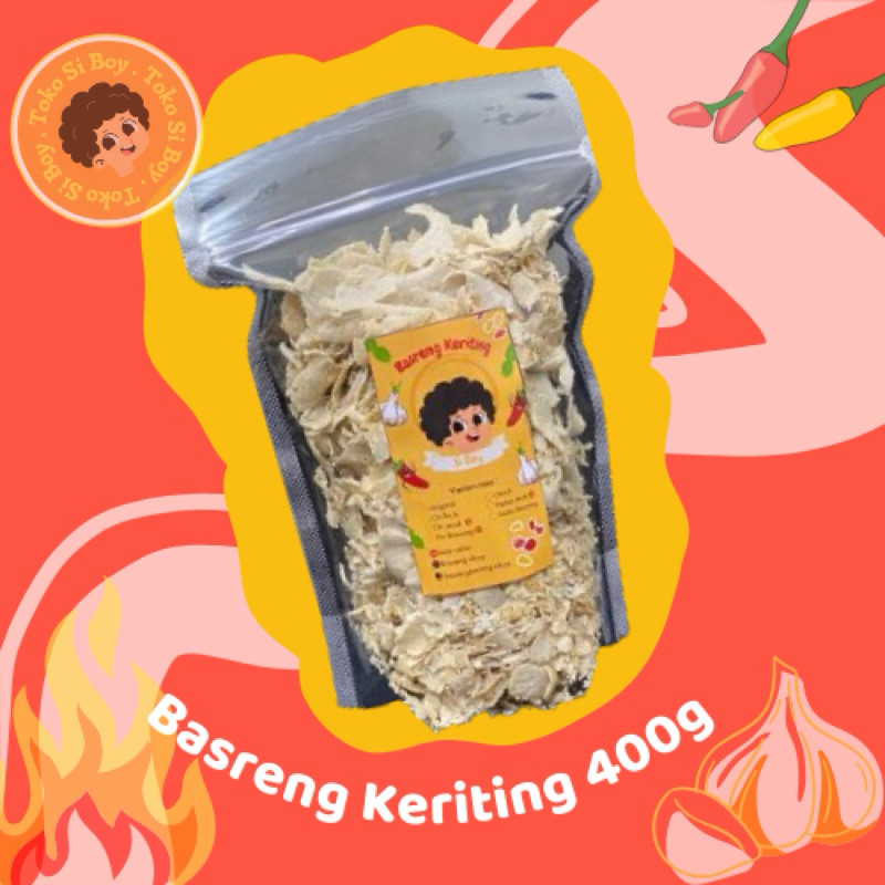 

Basreng Keriting Si Boy ukuran 400g | Keripik Tipis Kering | Renyah Gurih Pedas