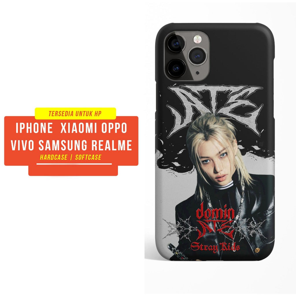 Casing Untuk iPhone Samsung Xiaomi Vivo Oppo Realme  STRAY KIDS DOMINATE FELIX