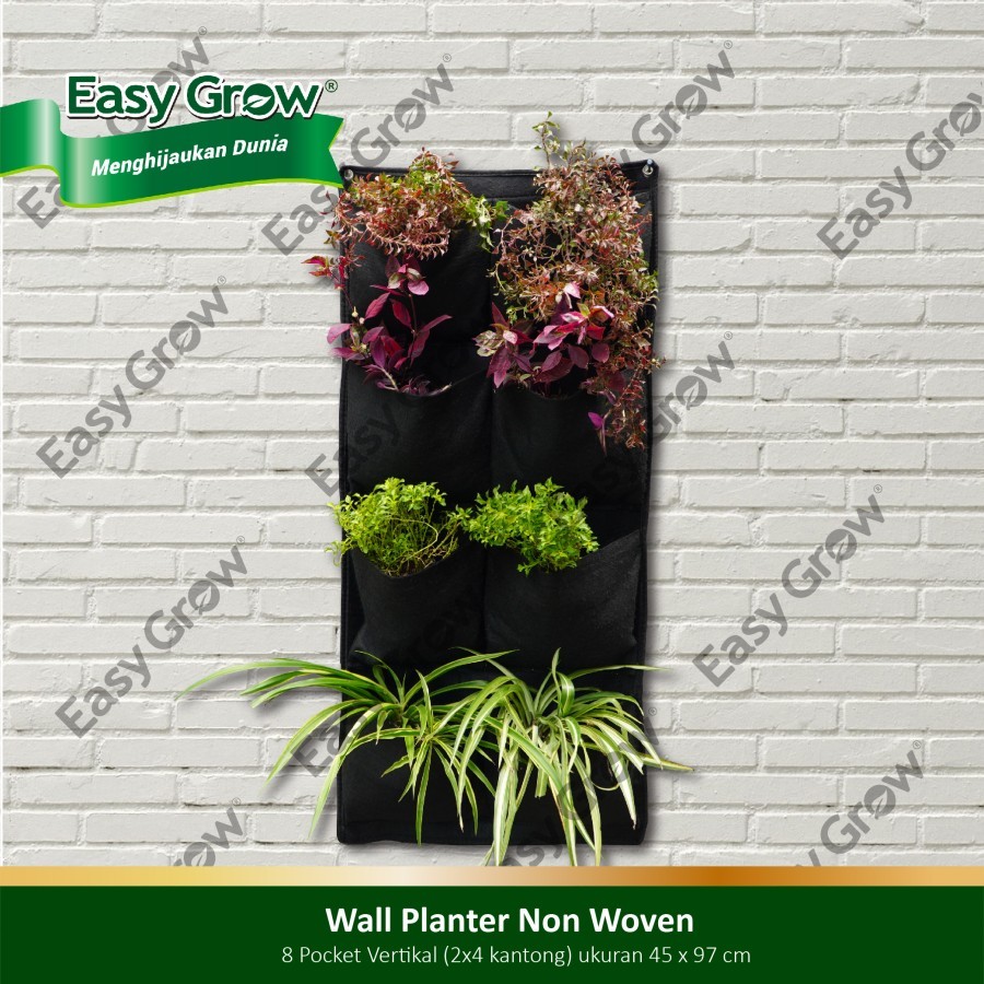 Wall Planter Easy Grow non woven 8 pocket Vertical