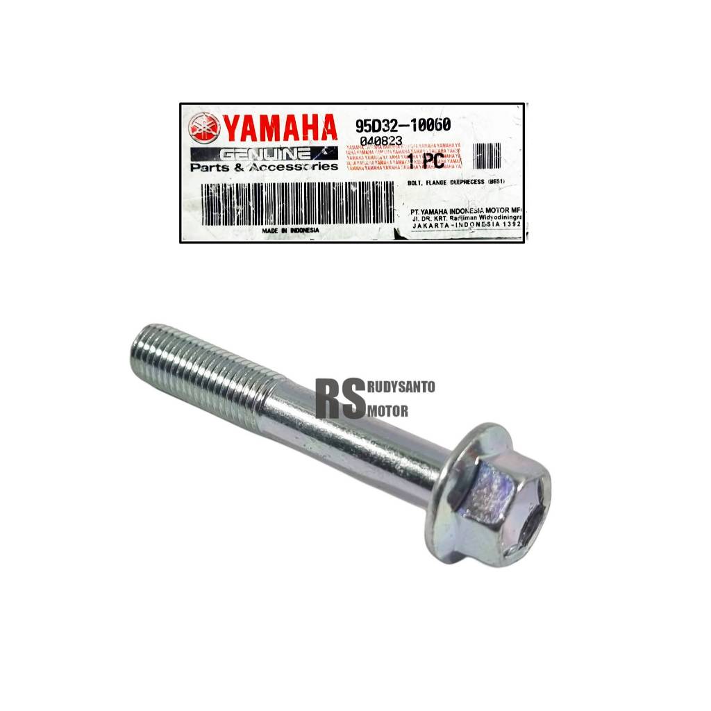 Baut Bolt Swing Arm Fork Knalpot Nmax Aerox 155 Lexi Original Yamaha 95D32-10060