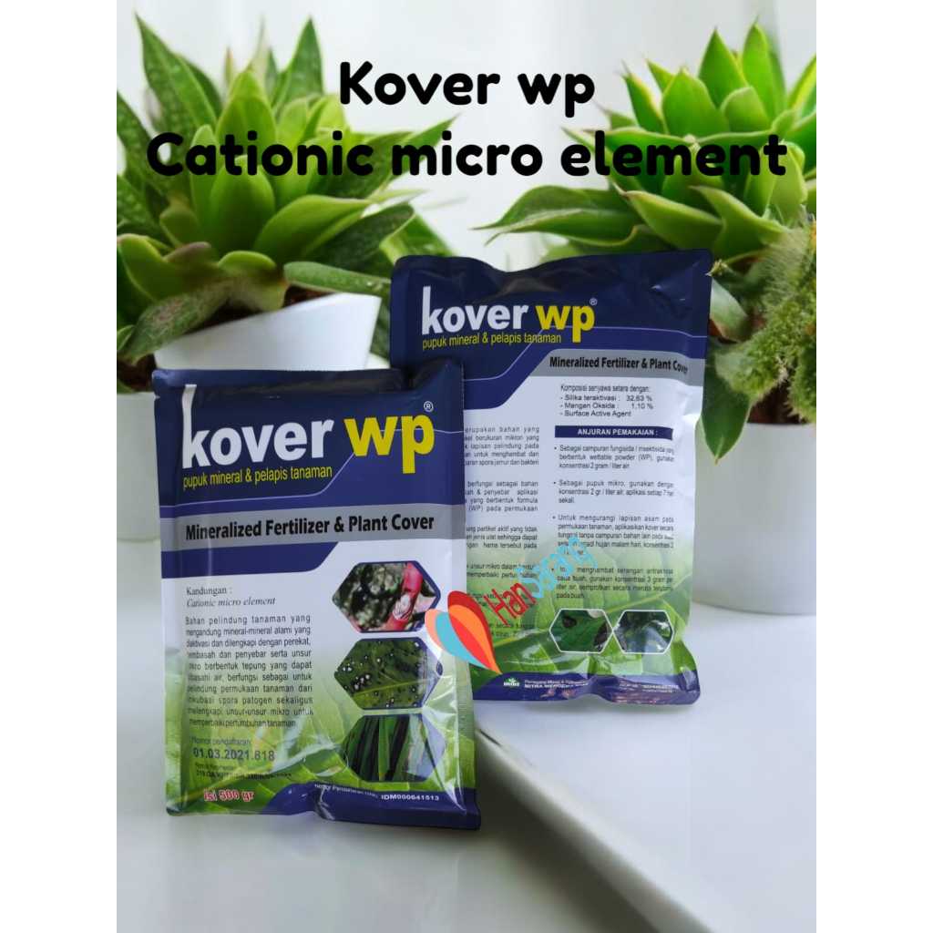 KOVER WP Mineral Pelindung Tanaman Ctionic micro element  Mineral Silika MINERAL PELAPIS TANAMAN
