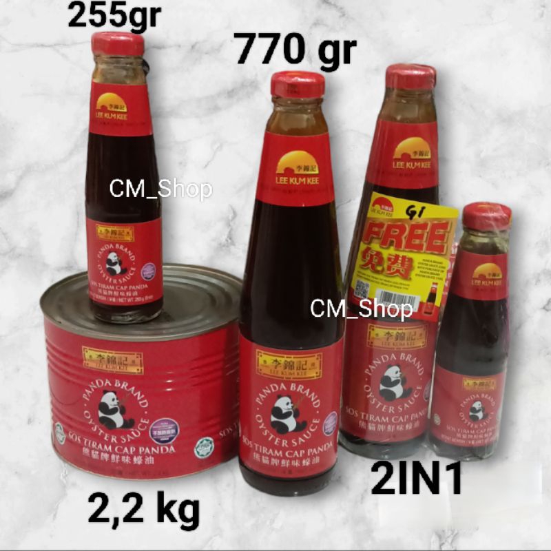

LL - LEE KUM KEE SAOS TIRAM SAUS TIRAM PANDA 255 GRAM 770 GRAM SAUS PANDA SET