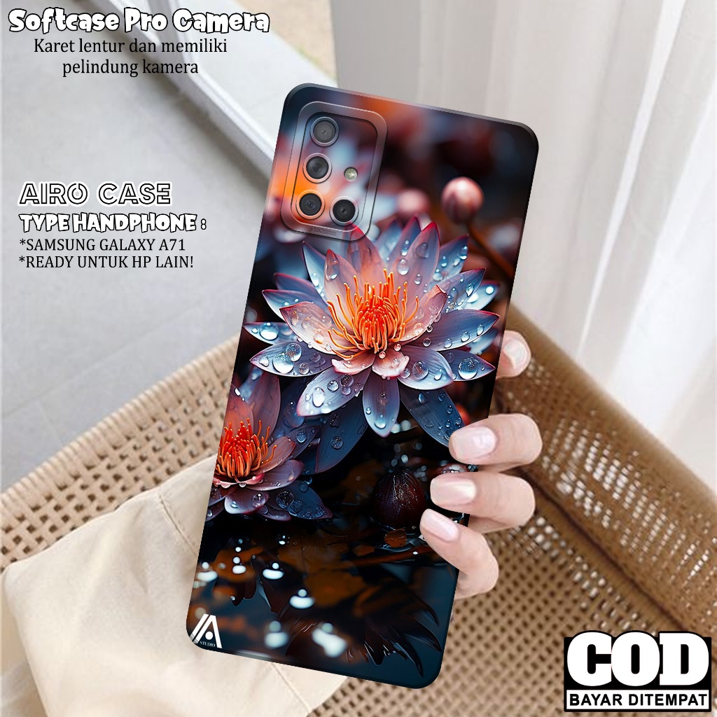 Case SAMSUNG GALAXY A71 - Fashion Case BUNGA - Softcase SAMSUNG GALAXY A71 - Case Pro Camera - Casin