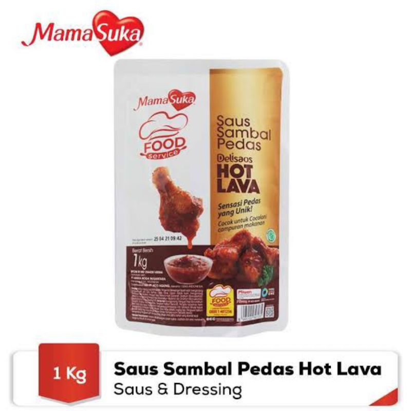 

Mamasuka - Delisaos Hot Lava 1kg / Saus Sambal pedas Ekspedisi dan cargo