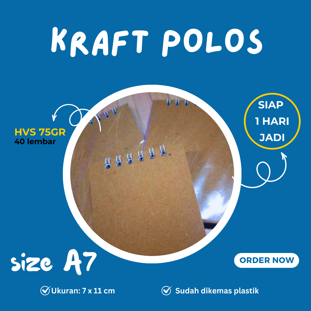 

Notes kraft Ready Stock Polosan ✓️ Ready Siap Kirim minim 36pcs