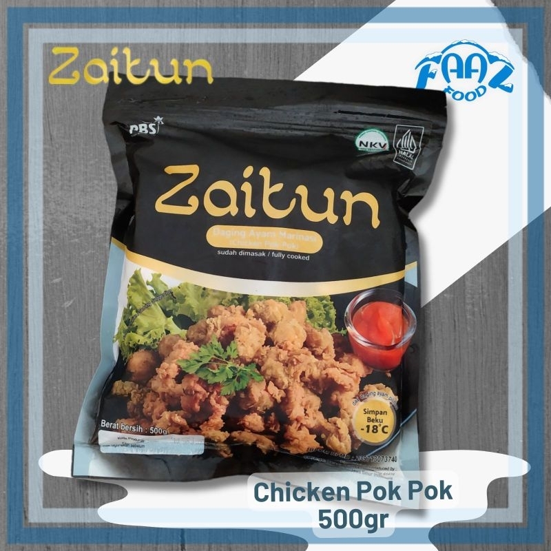 

Chicken Pok Pok Zaitun 500gr (Ayam Tepung Pok Pok)