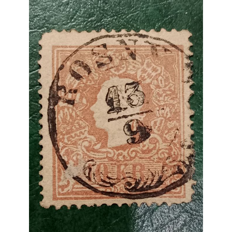

Prangko Austria 10 Kr Franz Josef I Tahun 1858-1859 USED