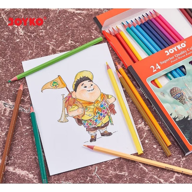 

Pensil Warna Pulas Joyko 24W Panjang Colour Pencil