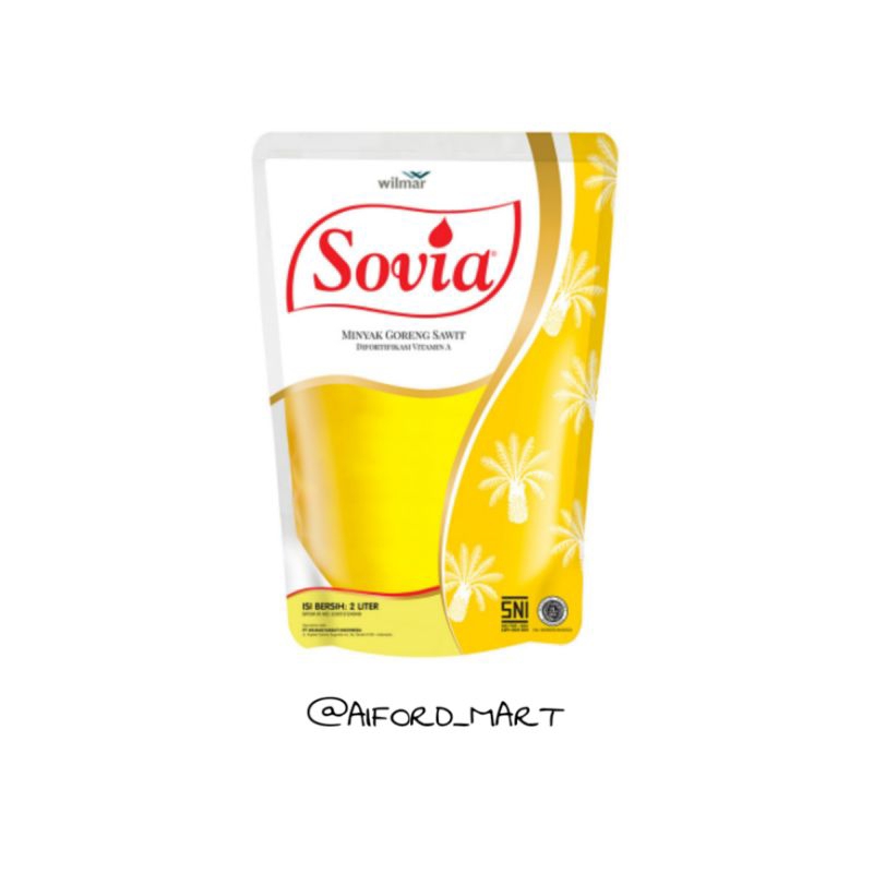 

Sovia Minyak Goreng Sawit Pouch 2 Lt