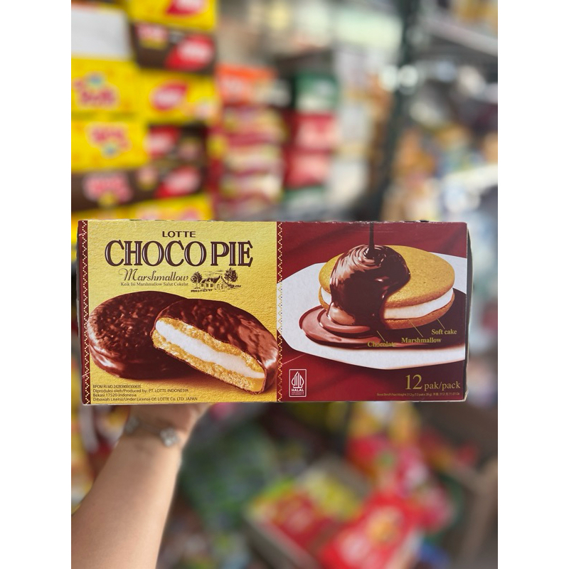 

LOTTE CHOCO PIE ISI 12 PCS