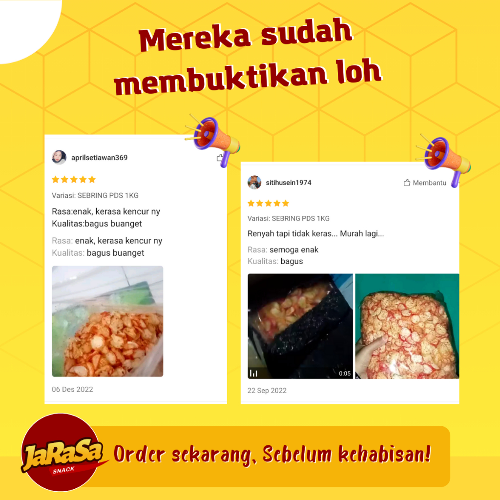 

Sekar_Shop07 Seblak Kering 1Kg Pedas Daun Jeruk Cemilan Snack
