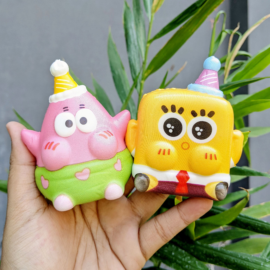 Mainan Squishy Patrick Spongebob / Mainan Penghilang Stress / Squisy Spongebob