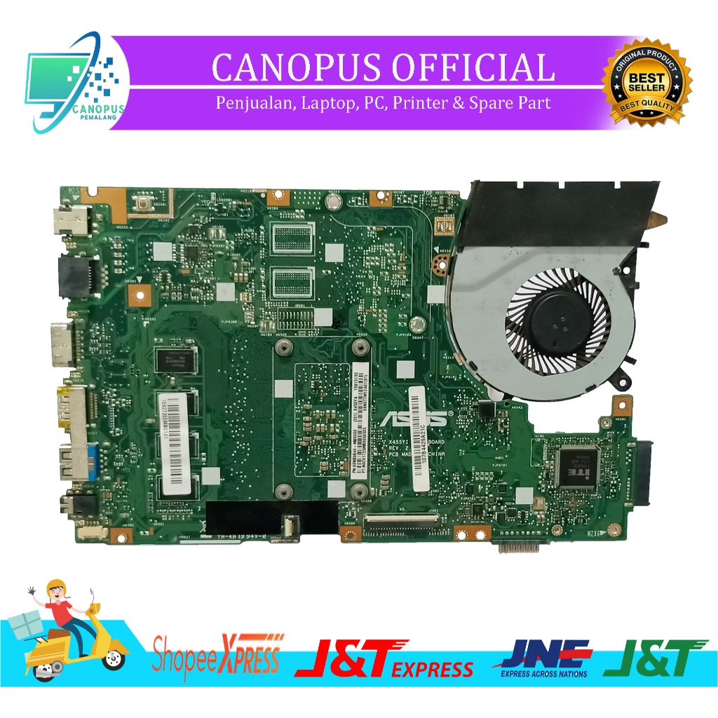 Mainbord asus X454Y AMD A8 Quad core second Normal - Board asus x454y amd A8-7410 - Mainbord Laptop 