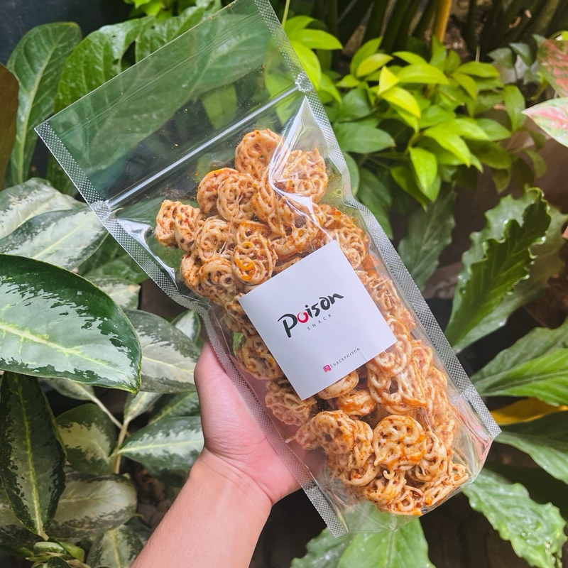 

KRUPUK RAFAEL PEDAS POISON SNACK (250gr)