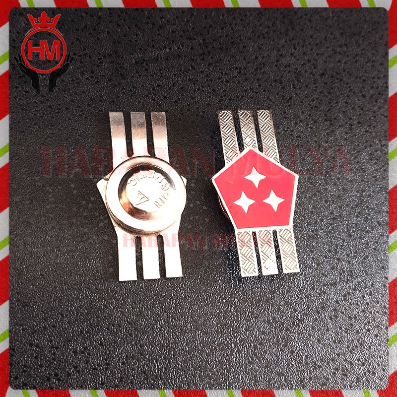 Tanda Pangkat Silver Monogram PNS KEMHAN Pin Krah Pangkat KEMHAN Pangkat - Harapan Mulya