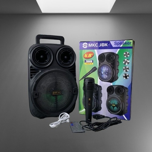 SPEAKER JBK 3381 SUPER BASS 6.8 INCH MICROPHONE KARAOKE