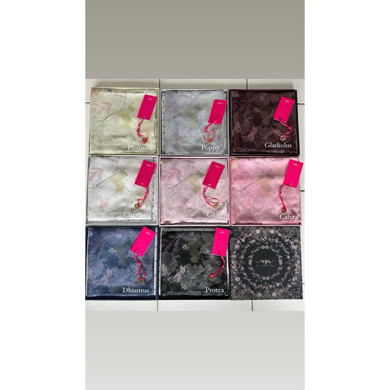 Hijab stylish/ Hijab motif/ Hijab kekinian/ kerudung/ kerudung motif/ Florella Series dari Ayu by Ay