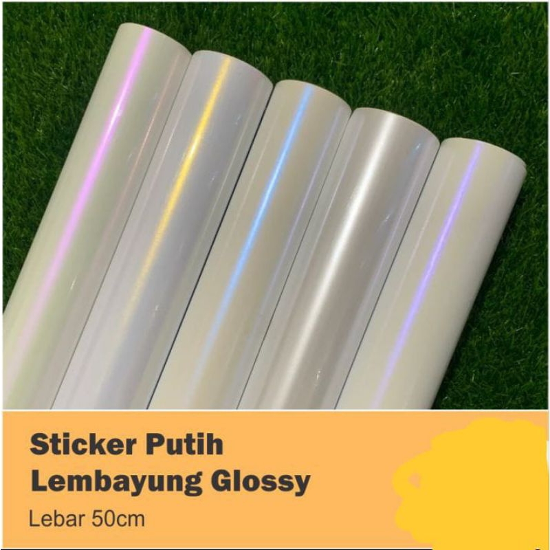STIKER SKOTLET PUTIH LEMBAYUNG ROLL FANCHI/DEREK