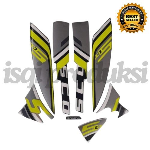 STIKER STRIPING LIS BODY MOTOR SCOOPY SPORTY 2023 LIS BODY SCOOPY SPORTY 2023 STANDAR