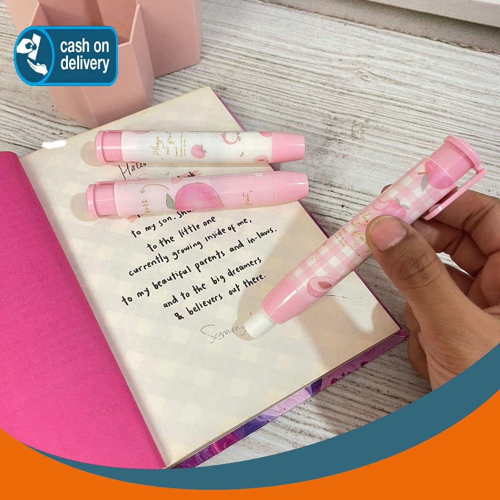 

PENGHAPUS CETEK DEPRESSIBLE PEACH ER-1380 SETIP STIP ERASER LUCU UNIK FANCY KARAKTER ALAT TULIS KANTOR SEKOLAH MURAH TERMURAH COD