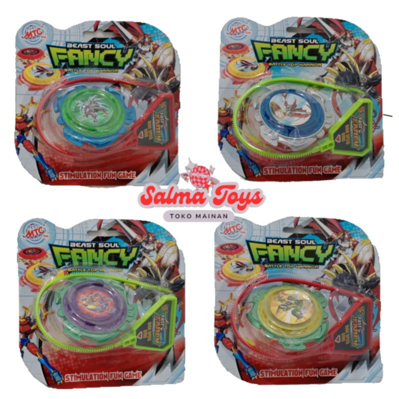 Mainan Anak Gasing Tarik 1 PCS Murah / Gasing Fancy Beast Soul