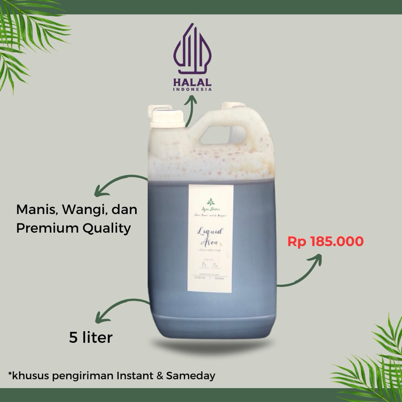 

Gula Aren Cair 5 Liter / Brown sugar / Gula Aren Cair Murni / Gula Aren Premium