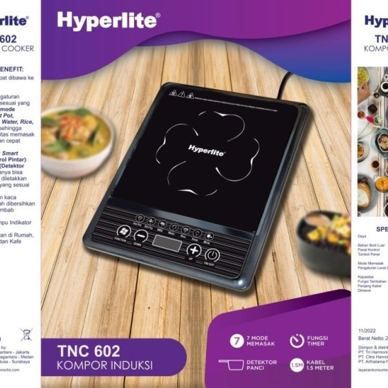 Hyperlite Induction Cooker TNC 602 - Kompor Listrik Portable - Hemat