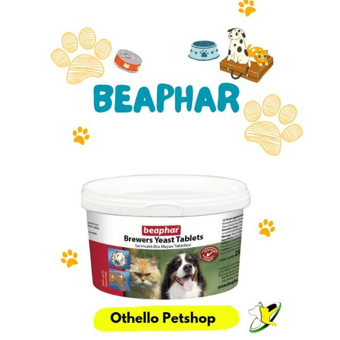BEAPHAR BREWEST YEAST TABLETS 250 TAB VITAMIN ANJING KUCING