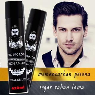 [100% Autentik] Hair spray pria hair styling spray spray rambut hair styling untuk gaya tahan lama