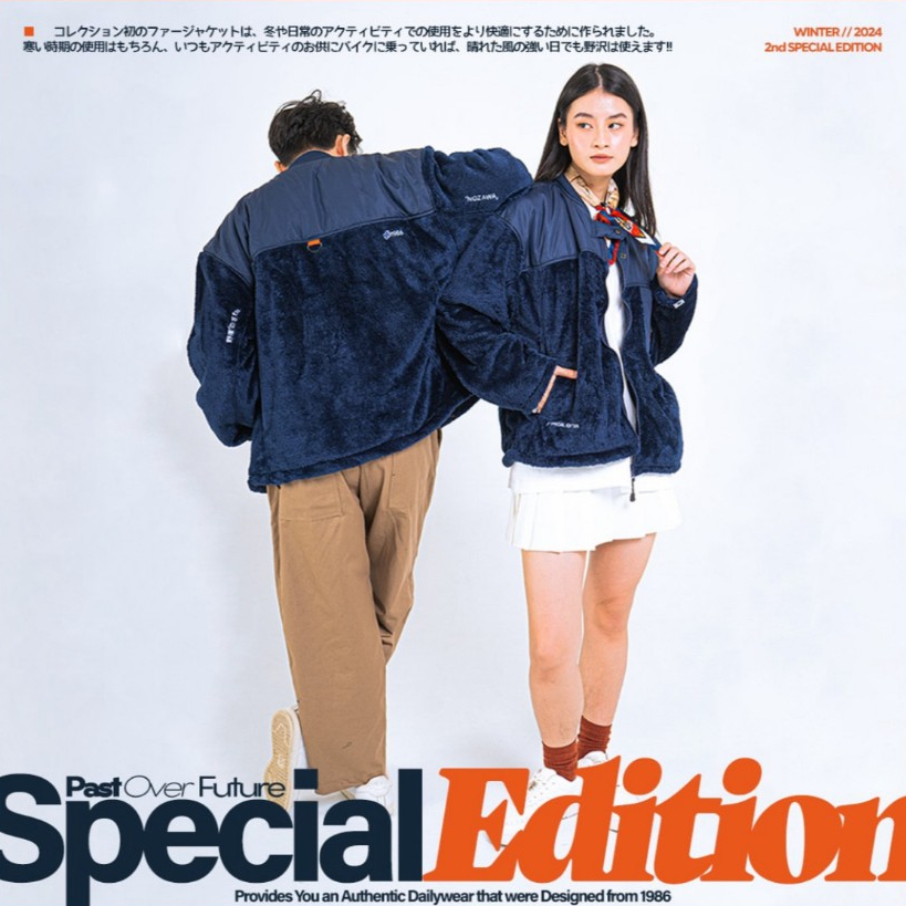 CLUB of 1986 Special Edition Nozawa  Fluffy Fleece Oversize Jacket