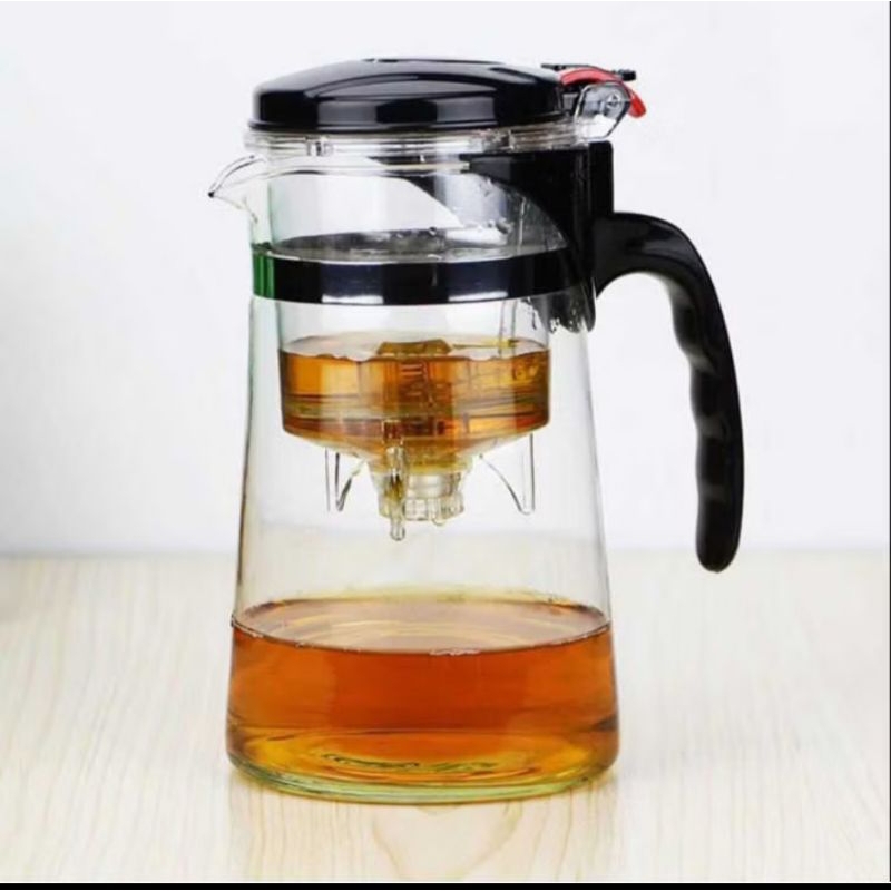 Teko Teh Kopi Kaca Tebal Tahan Panas