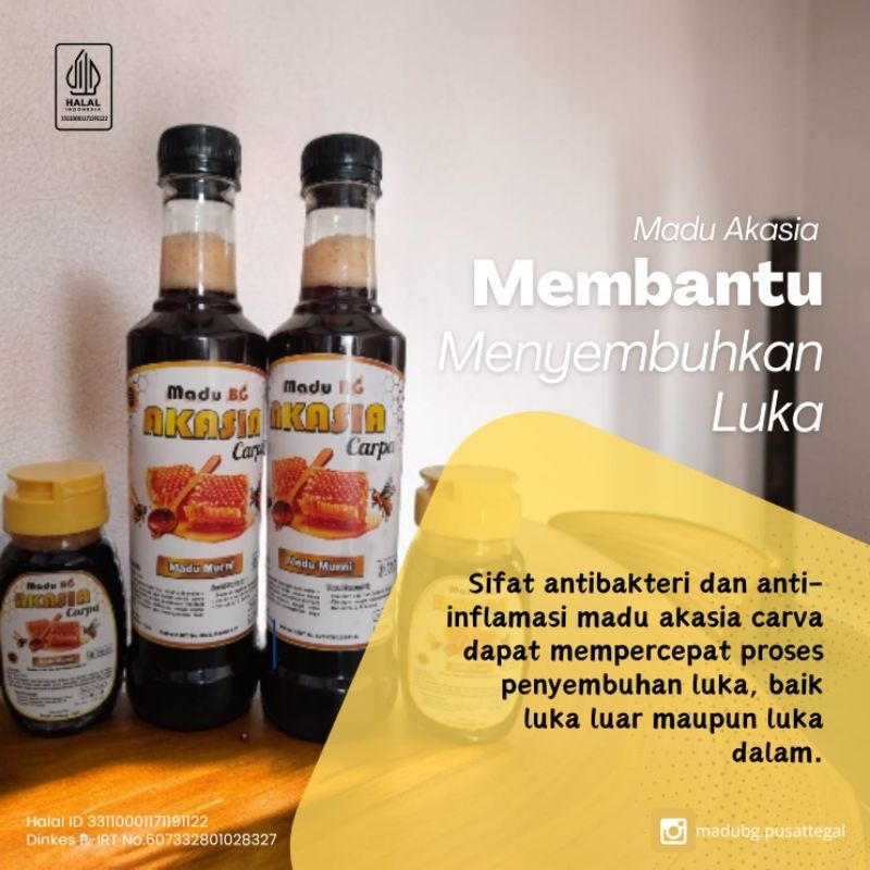 

Madu Hitam Akasia Carpa Madu Murni Asli Hutan Sumatera