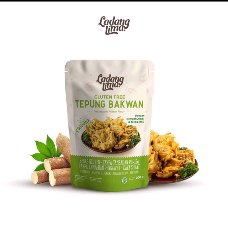 

Ladang Lima - Tepung Bakwan Gluten Free 200g