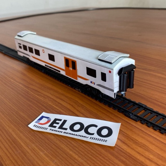 Mainan Miniatur Kereta Api, Gerbong RESTORASI /MAKAN EKONOMI PUTIH spesial,paling murah,Mainan keret