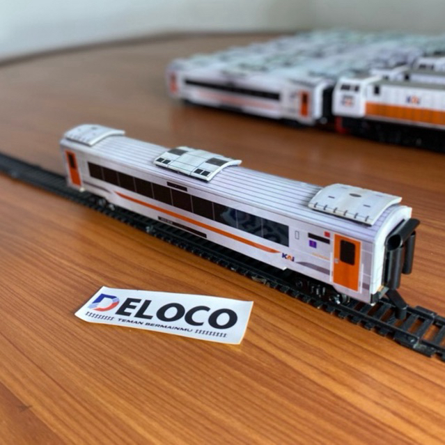 Mainan Miniatur Kereta Api, Gerbong stainless steel ekonomi,paling murah,Mainan kereta Api Indonesia