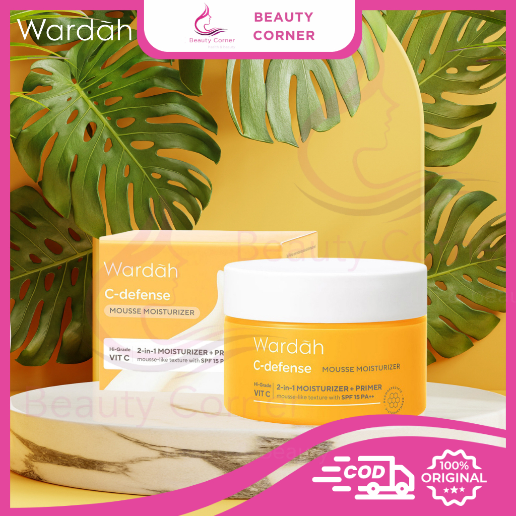 Wardah C-Defense Mousse Moisturizing 30g