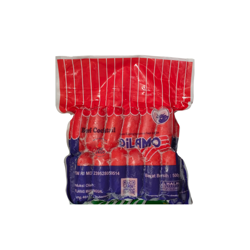 

Dilamo Sosis Cocktail Merah 500gr