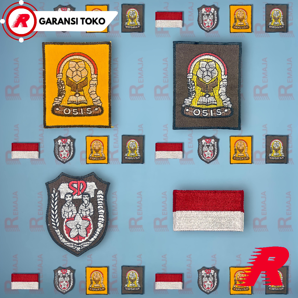 Bet Bendera Merah Putih || Bet OSIS SD || Bet OSIS SMP || Bet OSIS SMA || Badge Sekolah